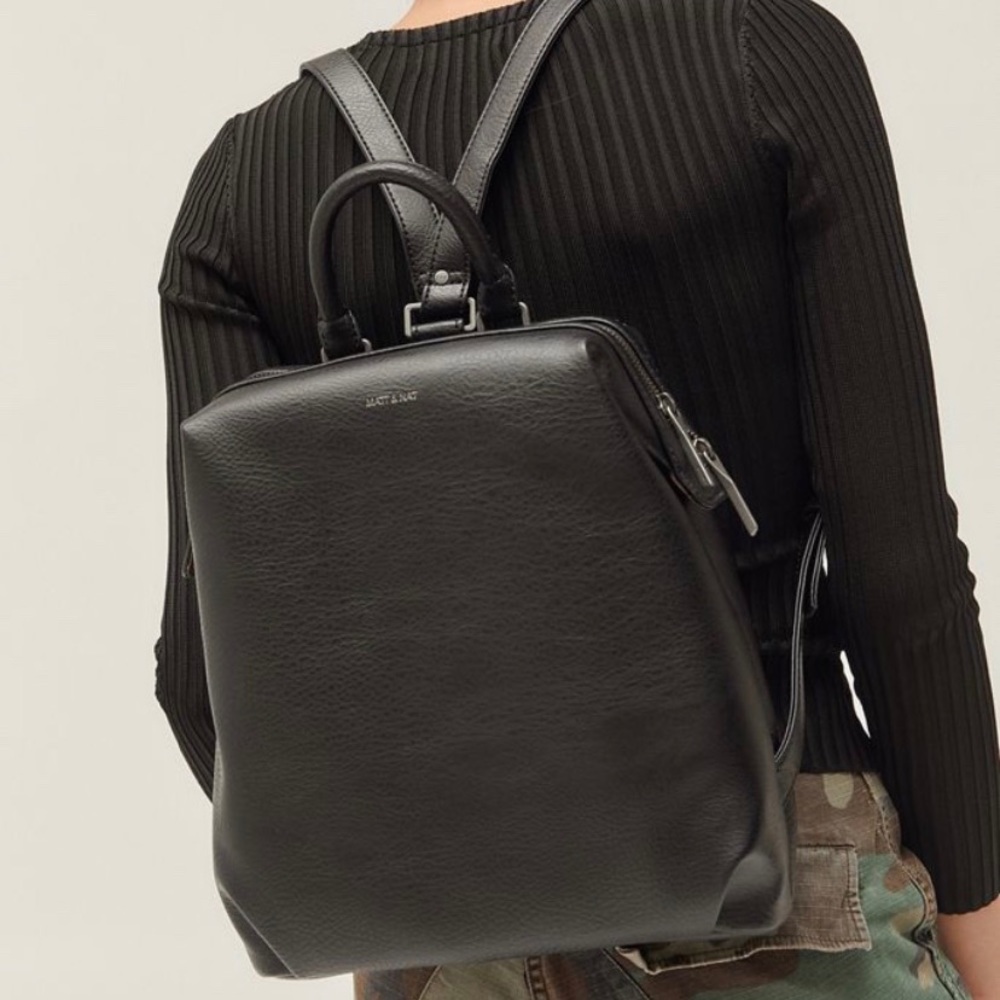 Matt & Nat Vignelli Vegan Black Backpack